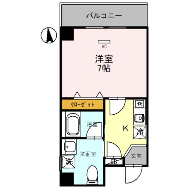 地下鉄谷町線 都島駅 徒歩8分 7階建 築6年の間取り写真