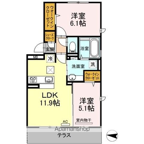 グラースTの間取り写真