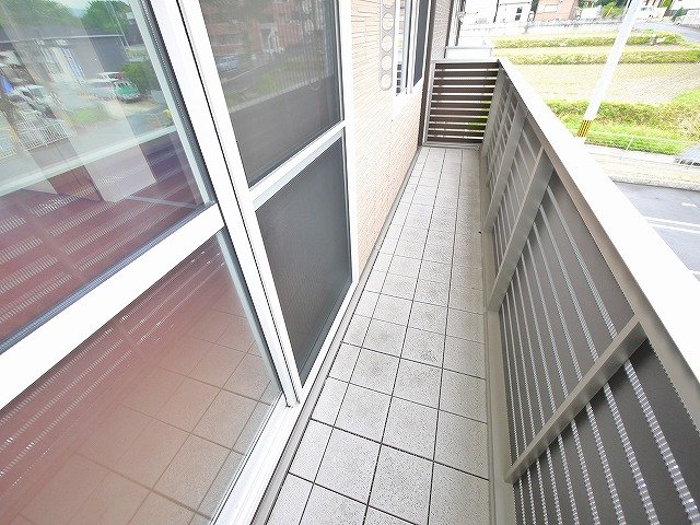 バルコニー　落ち着いた時間を過ごせるバルコニーです