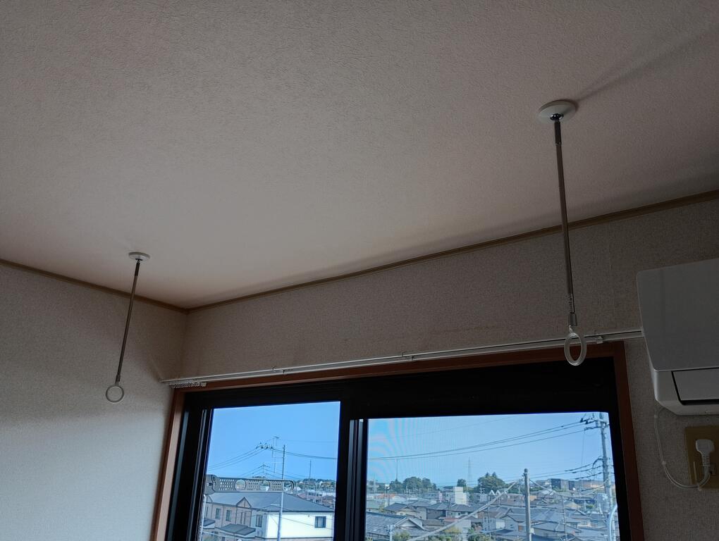 その他設備　室内物干し