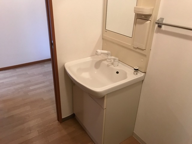 洗面設備　シャワードレッサーを搭載です。