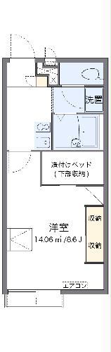 レオパレス太陽の間取り