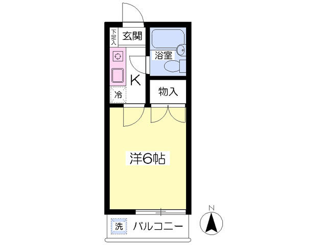 ウイングＡIIの間取り