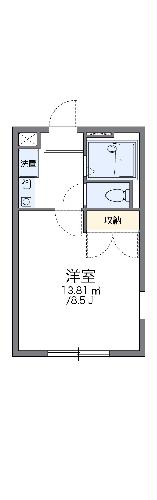 レオパレス早川Ａ棟の間取り