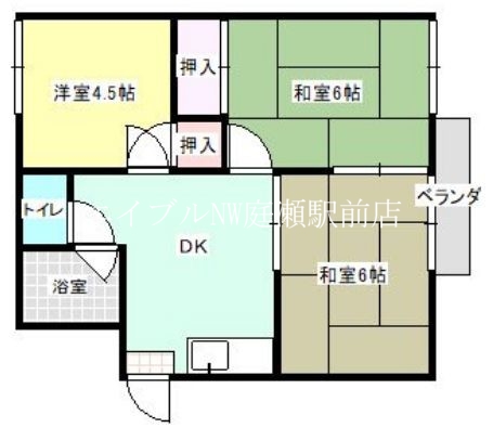 パークコーポＡ棟の間取り