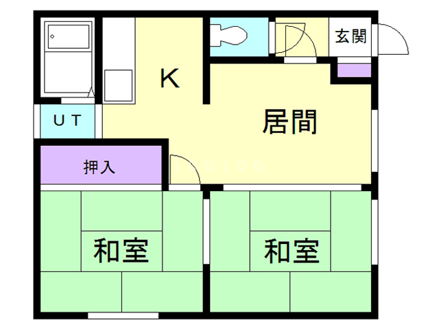 コーポ藤江の間取り