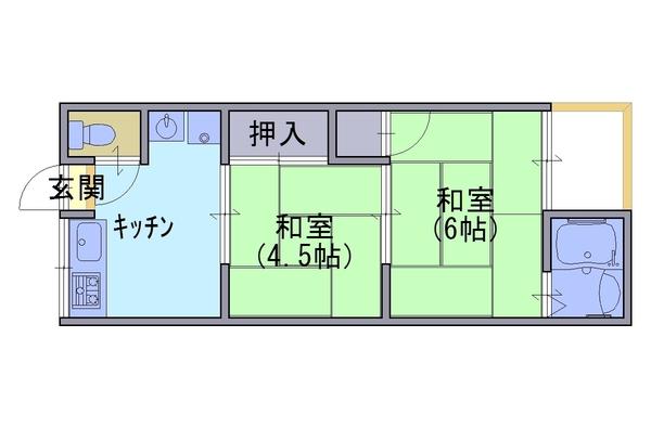 第一永井荘の間取り