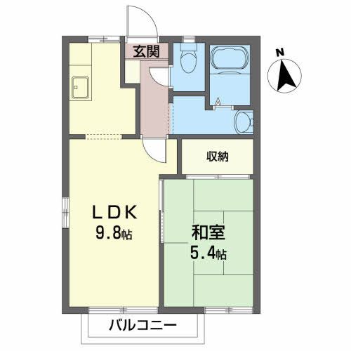 花巻市若葉町２丁目築20年の間取り