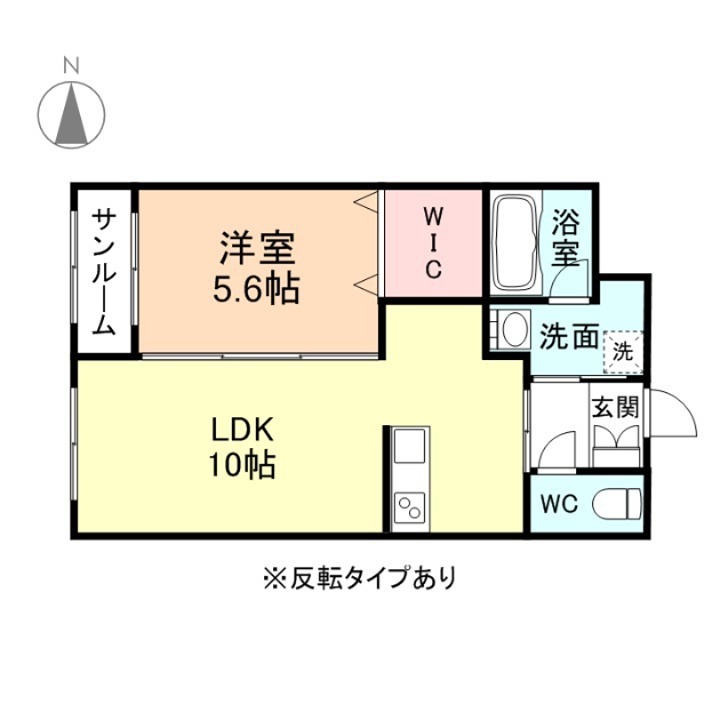 ラルーチェの間取り