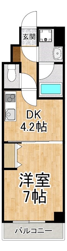 エンゼルプラザ大津長等の間取り