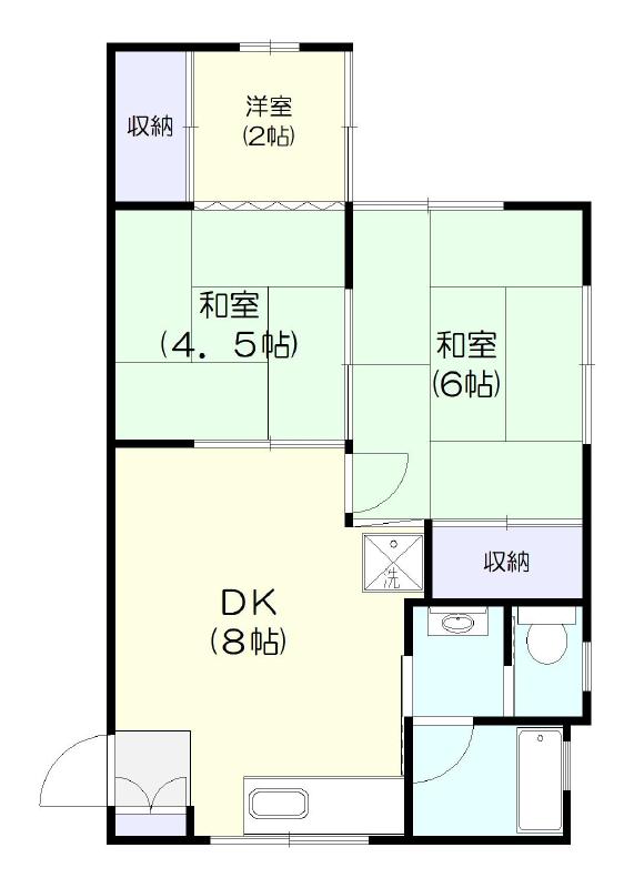 竹岡マンションの間取り