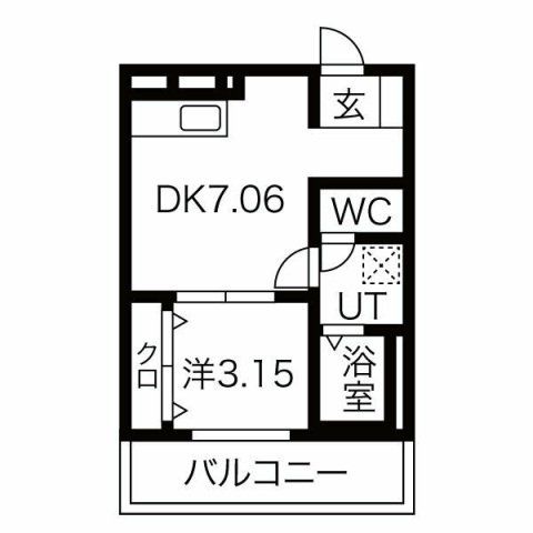 【八尾市太田のアパートの間取り】