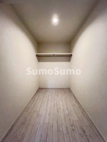 収納　たっぷりとした収納スペースです