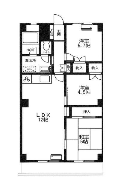 ペアシティー湘南の間取り