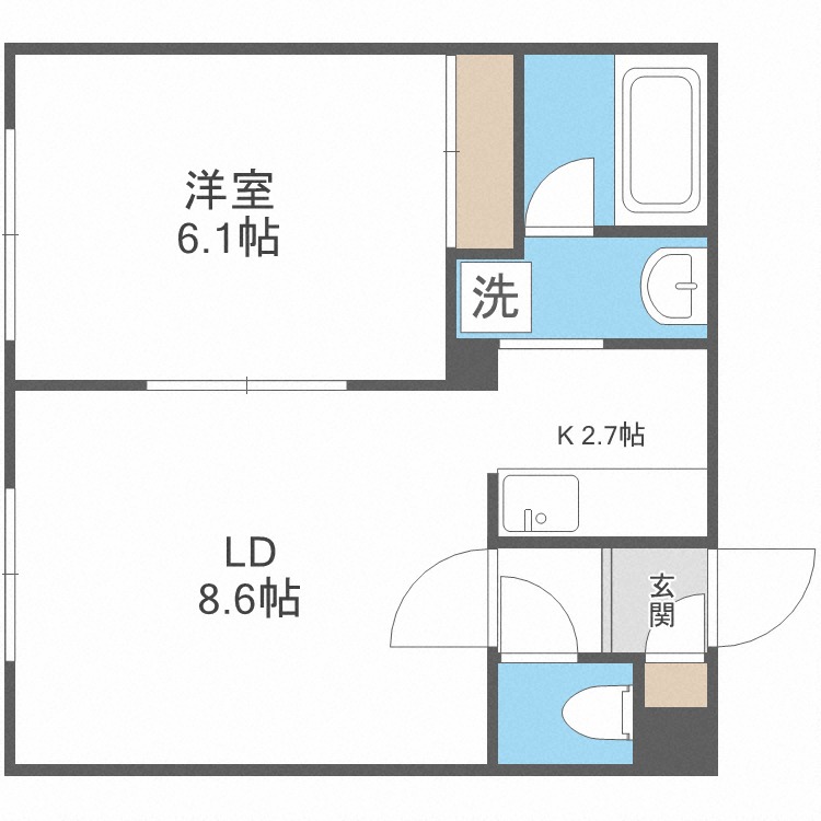 アクセラレイトＨ３８の間取り