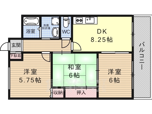 ウィンディ田中の間取り