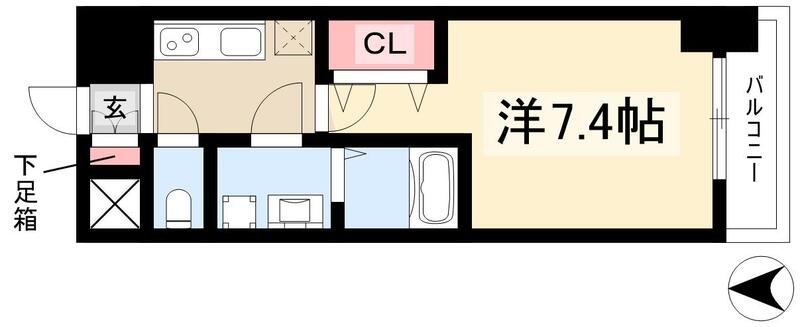 S-RESIDENCE浄心の間取り