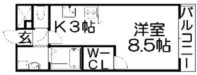 アンプルールフラーリッシュの間取り