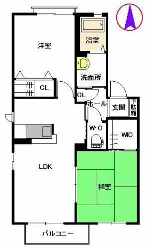 シャーメゾン柳川の間取り