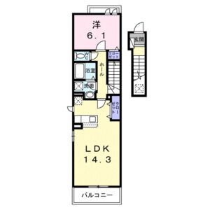 ＨＯＫＵＲＡＮＩ　Ａの間取り