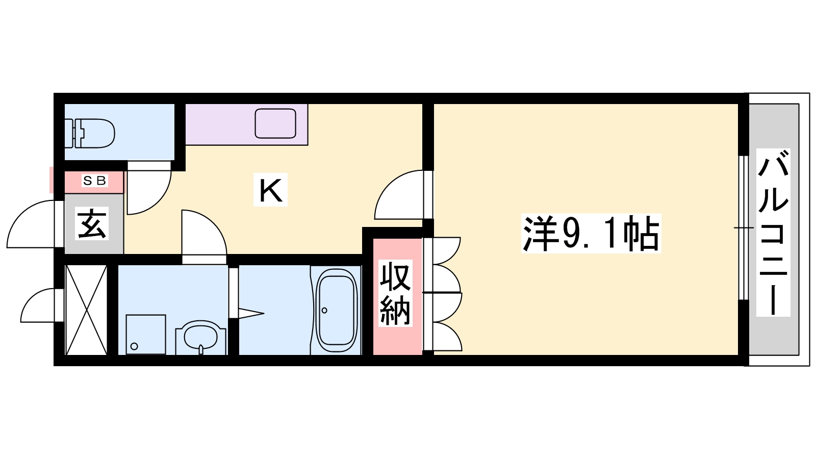 ファームヴィレッジ・やしろIIの間取り