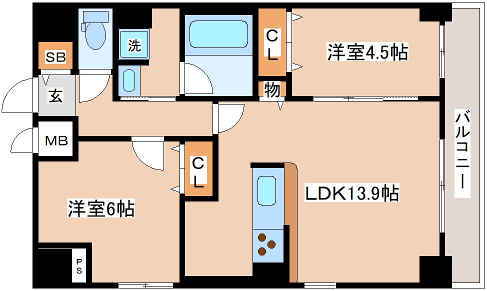 ANCREST KOBEの間取り