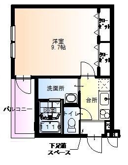 フジパレス吹田清和園II番館の間取り