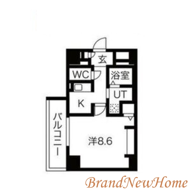 堺市堺区神明町西のマンションの間取り