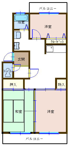 イル・ブリランテの間取り