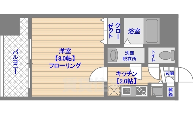 エルフィナ上呉服の間取り