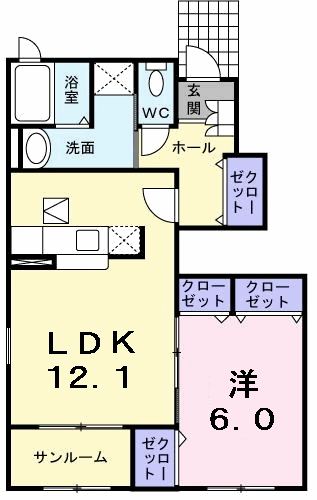 ヴィオラプレッソIIの間取り