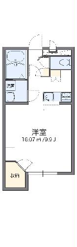 レオパレスアメニティアネックスの間取り