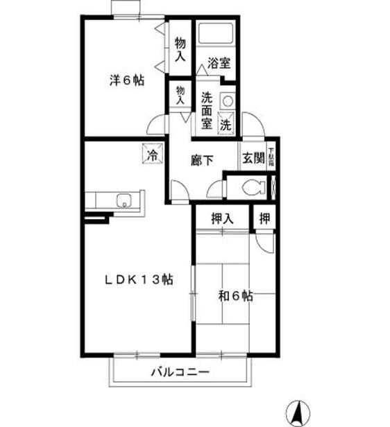 ハーベストウィズの間取り