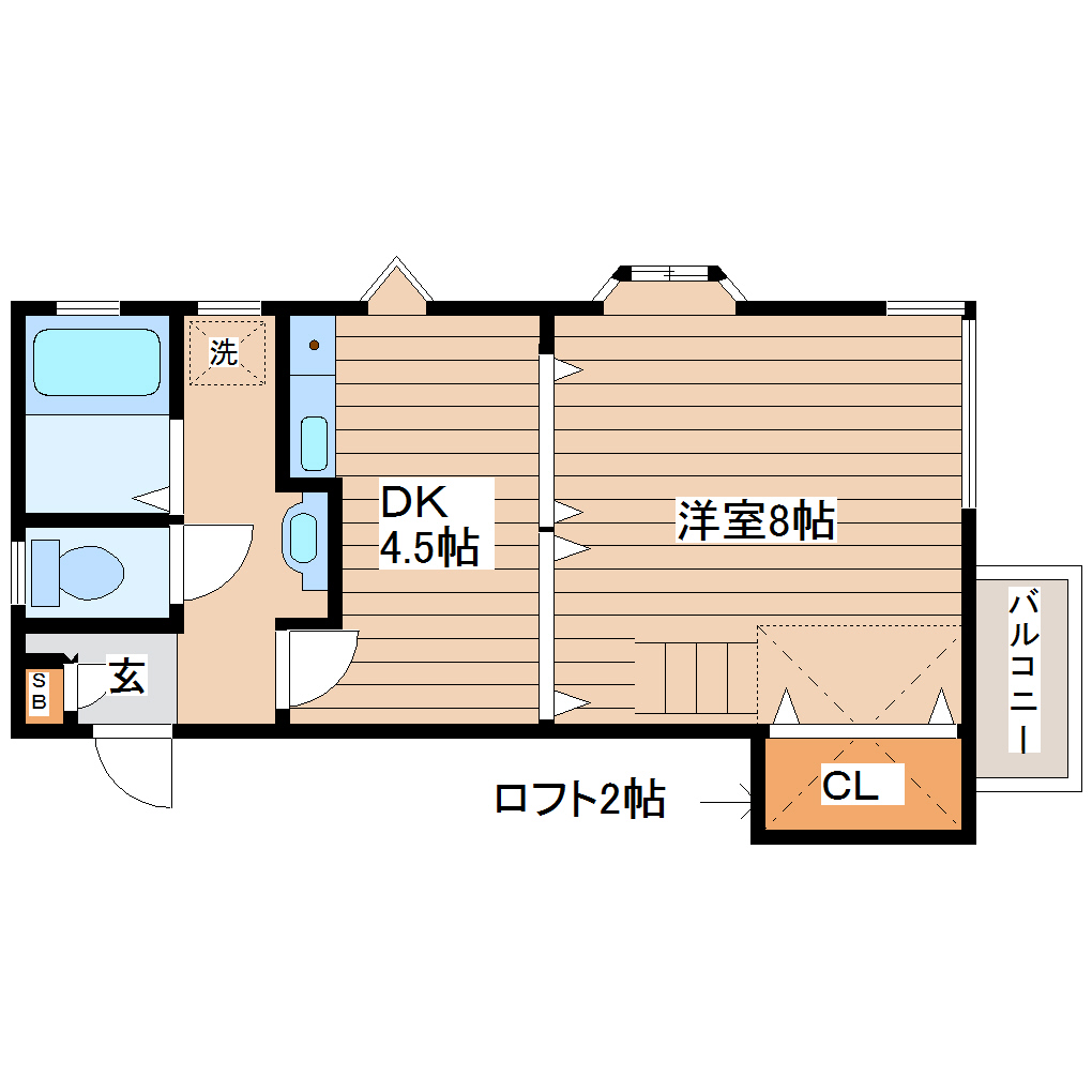 ティアラハウス松ヶ丘IIの間取り