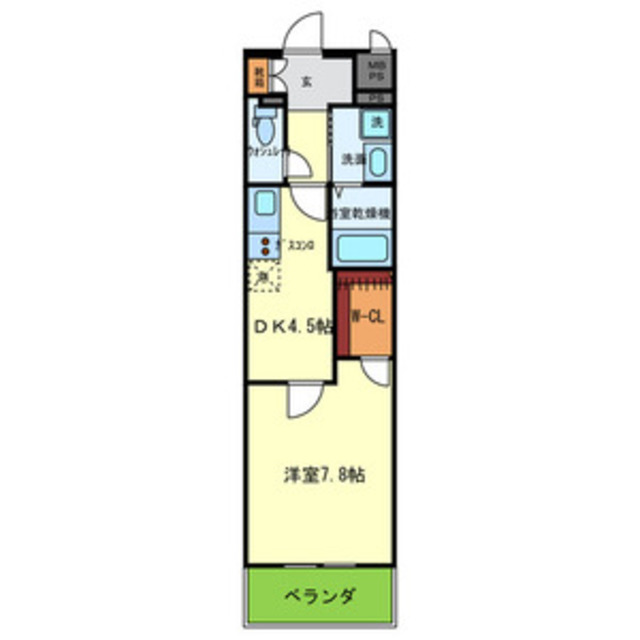 リヴェール綾堀川の間取り