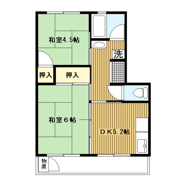 平塚田村の間取り