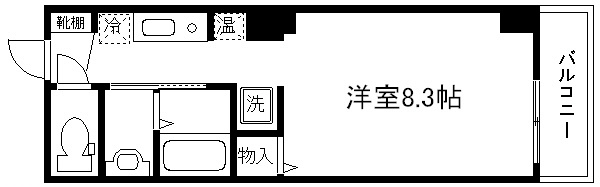 ジェスペール一条の間取り