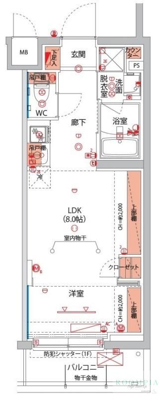 ベルグレードSIの間取り