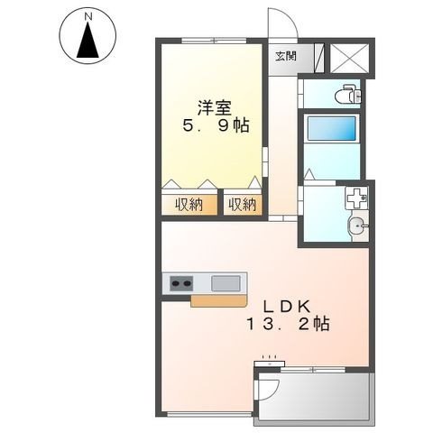 ベルクレール東吉野の間取り