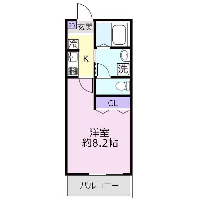 サニーグラースの間取り