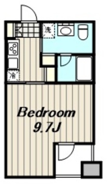 【厚木市田村町のマンションの間取り】