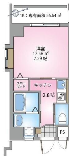 アンビシャスVIIの間取り