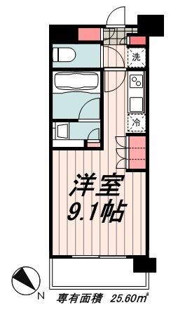 北区中里のマンションの間取り