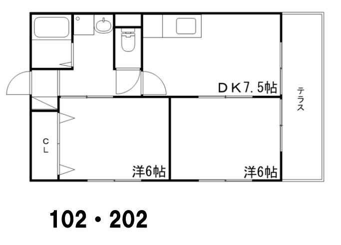 SISA溝口の間取り