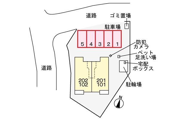 【ジヴェルニーの駐車場】