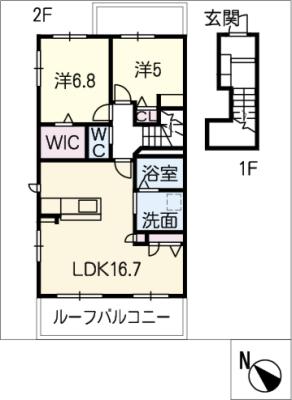 ルミエール東栄の間取り