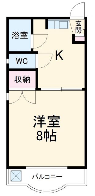 各務原市川島河田町のアパートの間取り