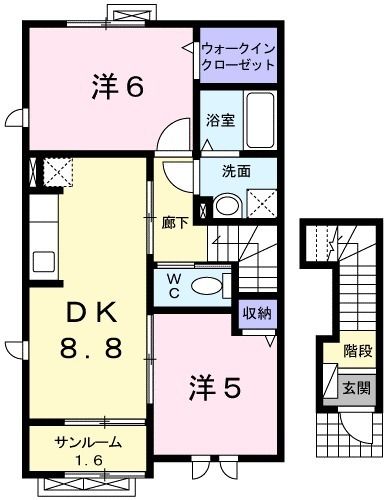 メゾン　大泉　IIの間取り