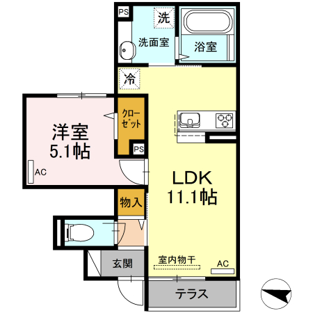 エーデルハイムKの間取り