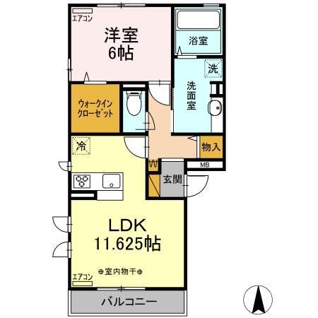 グレイスコートＡ棟の間取り